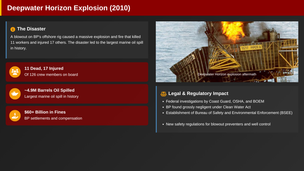 deepwater horizing disaster information