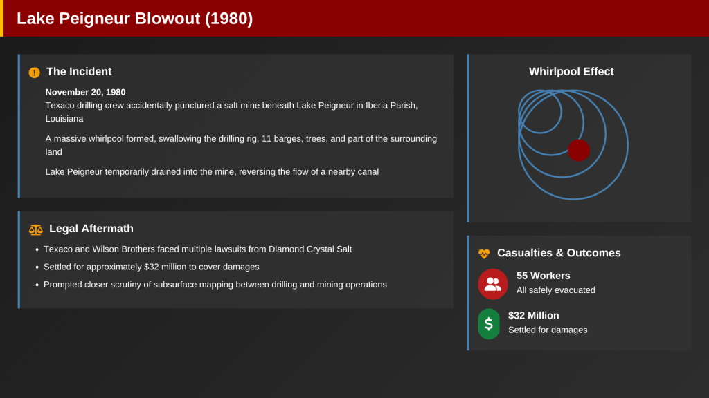 lake peigneur blowout facts