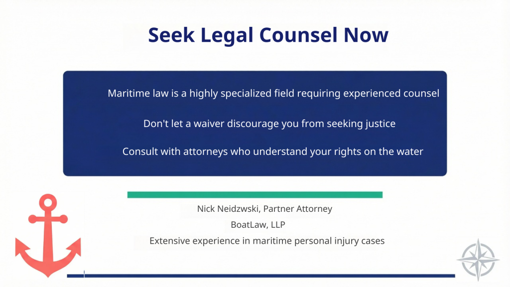 get legal help after a recreational boating accident