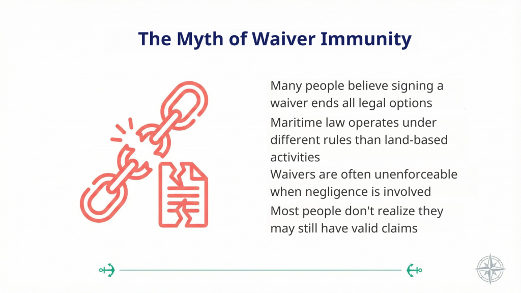 waiver immunity in boating accidents