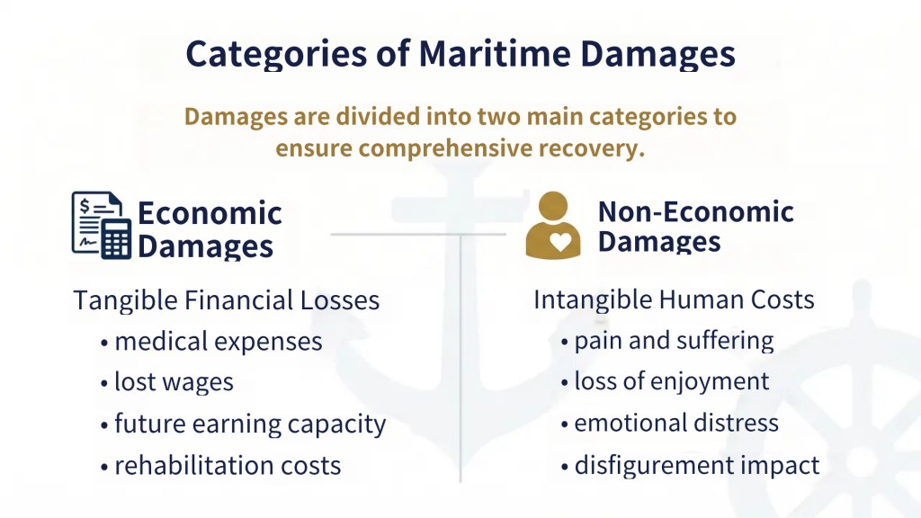 types of maritime damages legal definitions